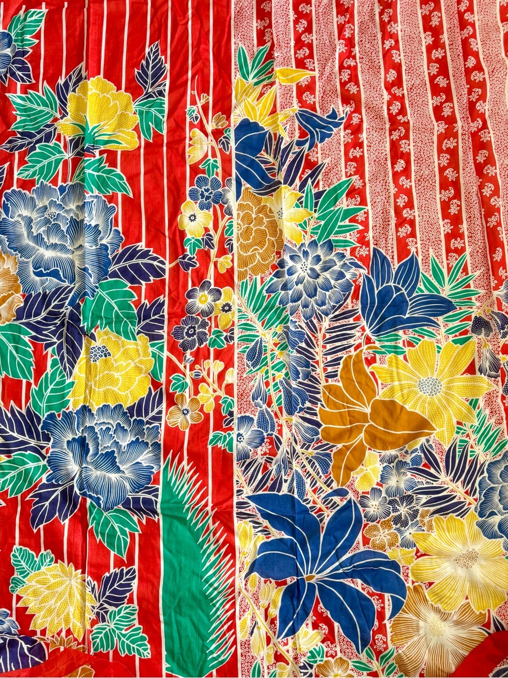 liberty Red Floral Print scarf shawl